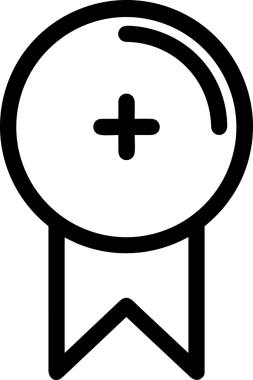 Kazanan Siyah ve Beyaz Logo Simgesi Markalaşma ve Tasarım için PNG Biçiminde