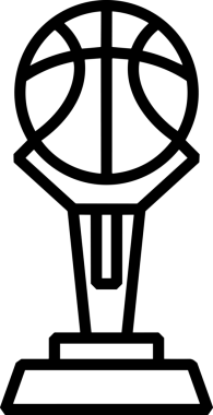 Kazanan Siyah ve Beyaz Logo Simgesi Markalaşma ve Tasarım için PNG Biçiminde