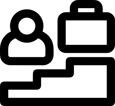 Kazanan Siyah ve Beyaz Logo Simgesi Markalaşma ve Tasarım için PNG Biçiminde