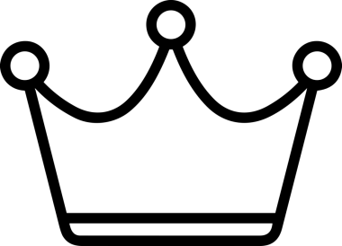 Kazanan Siyah ve Beyaz Logo Simgesi Markalaşma ve Tasarım için PNG Biçiminde