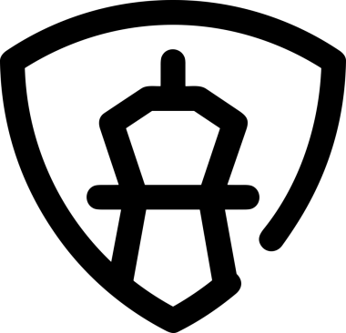 Kazanan Siyah ve Beyaz Logo Simgesi Markalaşma ve Tasarım için PNG Biçiminde