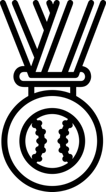 Kazanan Siyah ve Beyaz Logo Simgesi Markalaşma ve Tasarım için PNG Biçiminde