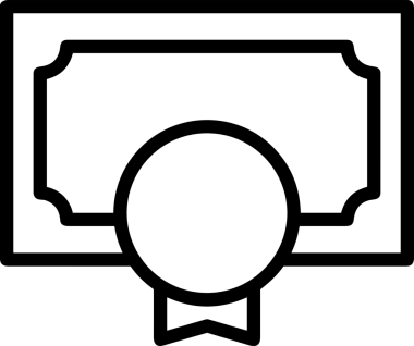 Kazanan Siyah ve Beyaz Logo Simgesi Markalaşma ve Tasarım için PNG Biçiminde
