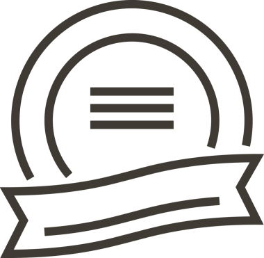 Kazanan Siyah ve Beyaz Logo Simgesi Markalaşma ve Tasarım için PNG Biçiminde