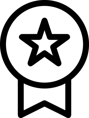 Kazanan Siyah ve Beyaz Logo Simgesi Markalaşma ve Tasarım için PNG Biçiminde