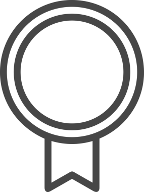 Kazanan Siyah ve Beyaz Logo Simgesi Markalaşma ve Tasarım için PNG Biçiminde