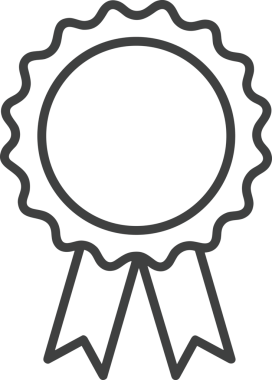 Kazanan Siyah ve Beyaz Logo Simgesi Markalaşma ve Tasarım için PNG Biçiminde