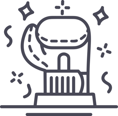 Kazanan Siyah ve Beyaz Logo Simgesi Markalaşma ve Tasarım için PNG Biçiminde
