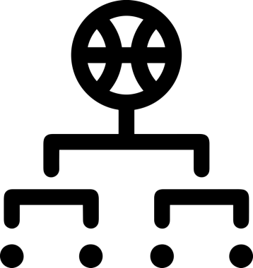 Kazanan Siyah ve Beyaz Logo Simgesi Markalaşma ve Tasarım için PNG Biçiminde