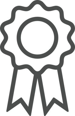 Kazanan Siyah ve Beyaz Logo Simgesi Markalaşma ve Tasarım için PNG Biçiminde