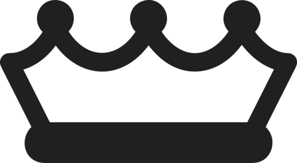 Kazanan Siyah ve Beyaz Logo Simgesi Markalaşma ve Tasarım için PNG Biçiminde