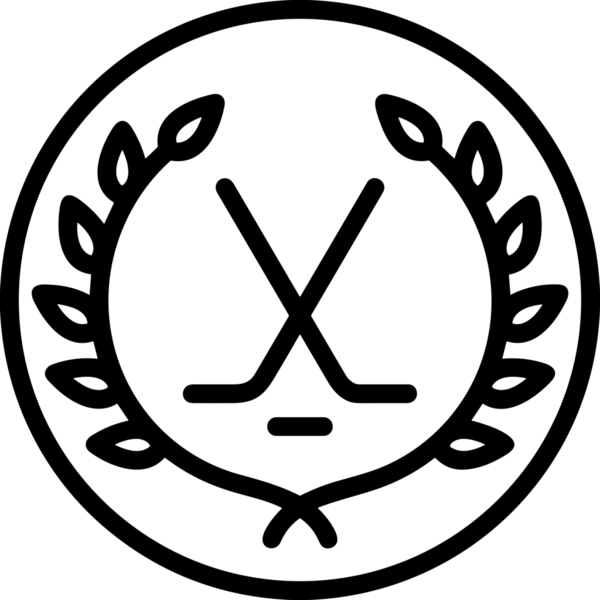 Kazanan Siyah ve Beyaz Logo Simgesi Markalaşma ve Tasarım için PNG Biçiminde