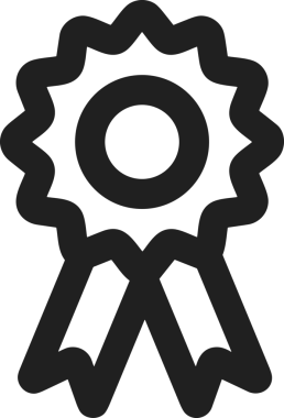 Kazanan Siyah ve Beyaz Logo Simgesi Markalaşma ve Tasarım için PNG Biçiminde