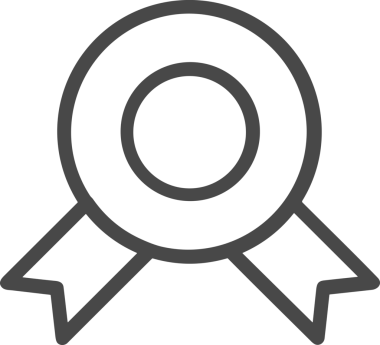 Kazanan Siyah ve Beyaz Logo Simgesi Markalaşma ve Tasarım için PNG Biçiminde