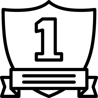 Kazanan Siyah ve Beyaz Logo Simgesi Markalaşma ve Tasarım için PNG Biçiminde