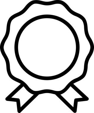 Kazanan Siyah ve Beyaz Logo Simgesi Markalaşma ve Tasarım için PNG Biçiminde