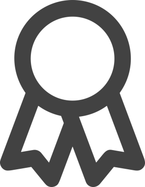 Kazanan Siyah ve Beyaz Logo Simgesi Markalaşma ve Tasarım için PNG Biçiminde