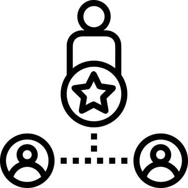 Kazanan Siyah ve Beyaz Logo Simgesi Markalaşma ve Tasarım için PNG Biçiminde