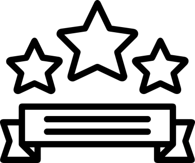 Kazanan Siyah ve Beyaz Logo Simgesi Markalaşma ve Tasarım için PNG Biçiminde