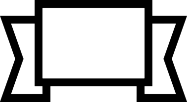 Kazanan Siyah ve Beyaz Logo Simgesi Markalaşma ve Tasarım için PNG Biçiminde