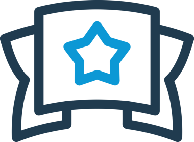 Kazanan Siyah ve Beyaz Logo Simgesi Markalaşma ve Tasarım için PNG Biçiminde