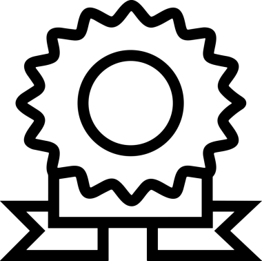 Kazanan Siyah ve Beyaz Logo Simgesi Markalaşma ve Tasarım için PNG Biçiminde