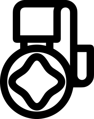 Kazanan Siyah ve Beyaz Logo Simgesi Markalaşma ve Tasarım için PNG Biçiminde