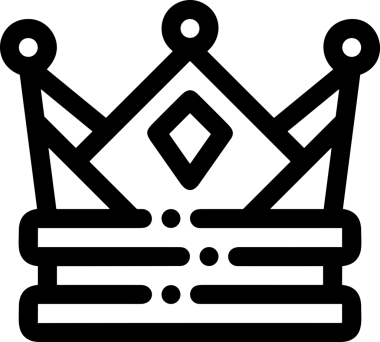 Kazanan Siyah ve Beyaz Logo Simgesi Markalaşma ve Tasarım için PNG Biçiminde