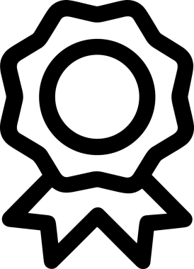 Kazanan Siyah ve Beyaz Logo Simgesi Markalaşma ve Tasarım için PNG Biçiminde