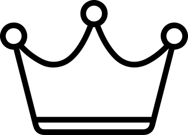 Kazanan Siyah ve Beyaz Logo Simgesi Markalaşma ve Tasarım için PNG Biçiminde