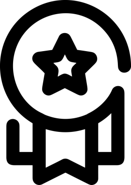 Kazanan Siyah ve Beyaz Logo Simgesi Markalaşma ve Tasarım için PNG Biçiminde