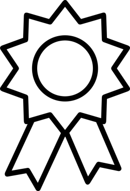 Kazanan Siyah ve Beyaz Logo Simgesi Markalaşma ve Tasarım için PNG Biçiminde