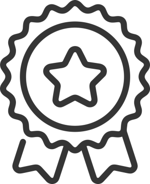 Kazanan Siyah ve Beyaz Logo Simgesi Markalaşma ve Tasarım için PNG Biçiminde