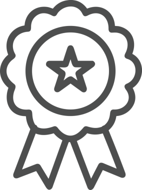 Kazanan Siyah ve Beyaz Logo Simgesi Markalaşma ve Tasarım için PNG Biçiminde