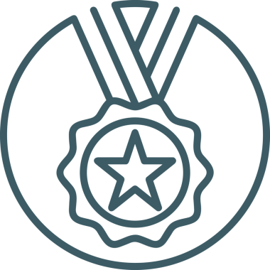 Kazanan Siyah ve Beyaz Logo Simgesi Markalaşma ve Tasarım için PNG Biçiminde