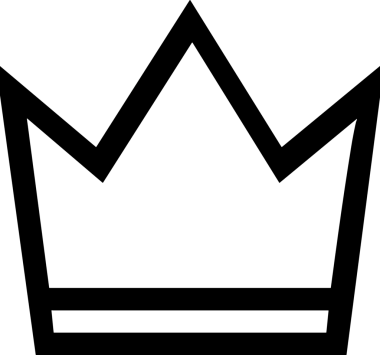 Kazanan Siyah ve Beyaz Logo Simgesi Markalaşma ve Tasarım için PNG Biçiminde