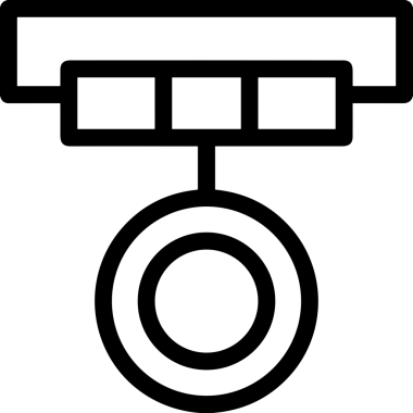 Kazanan Siyah ve Beyaz Logo Simgesi Markalaşma ve Tasarım için PNG Biçiminde