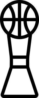 Kazanan Siyah ve Beyaz Logo Simgesi Markalaşma ve Tasarım için PNG Biçiminde