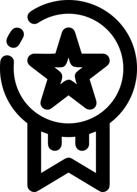 Kazanan Siyah ve Beyaz Logo Simgesi Markalaşma ve Tasarım için PNG Biçiminde