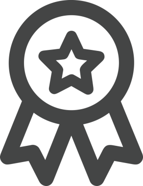 Kazanan Siyah ve Beyaz Logo Simgesi Markalaşma ve Tasarım için PNG Biçiminde