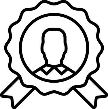Kazanan Siyah ve Beyaz Logo Simgesi Markalaşma ve Tasarım için PNG Biçiminde