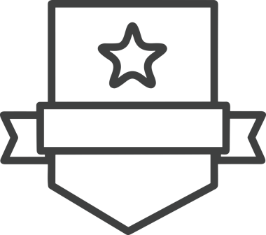 Kazanan Siyah ve Beyaz Logo Simgesi Markalaşma ve Tasarım için PNG Biçiminde