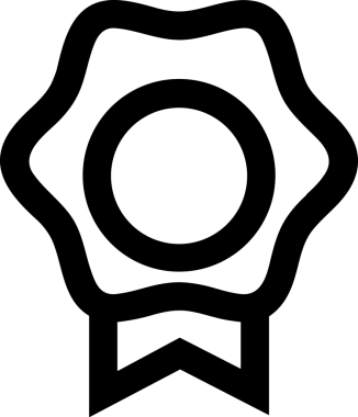Kazanan Siyah ve Beyaz Logo Simgesi Markalaşma ve Tasarım için PNG Biçiminde