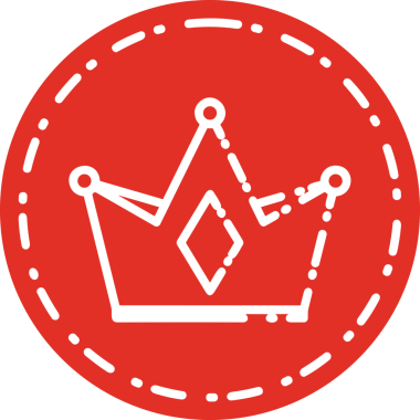 Kazanan Siyah ve Beyaz Logo Simgesi Markalaşma ve Tasarım için PNG Biçiminde