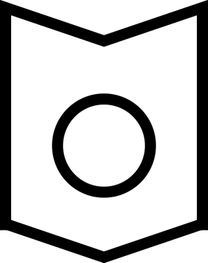 Kazanan Siyah ve Beyaz Logo Simgesi Markalaşma ve Tasarım için PNG Biçiminde