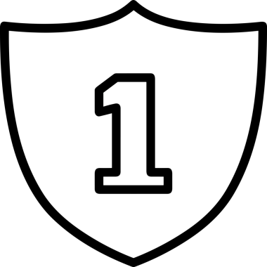 Kazanan Siyah ve Beyaz Logo Simgesi Markalaşma ve Tasarım için PNG Biçiminde