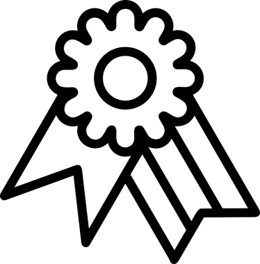 Kazanan Siyah ve Beyaz Logo Simgesi Markalaşma ve Tasarım için PNG Biçiminde