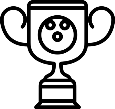 Kazanan Siyah ve Beyaz Logo Simgesi Markalaşma ve Tasarım için PNG Biçiminde