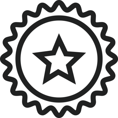 Kazanan Siyah ve Beyaz Logo Simgesi Markalaşma ve Tasarım için PNG Biçiminde