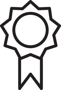 Kazanan Siyah ve Beyaz Logo Simgesi Markalaşma ve Tasarım için PNG Biçiminde